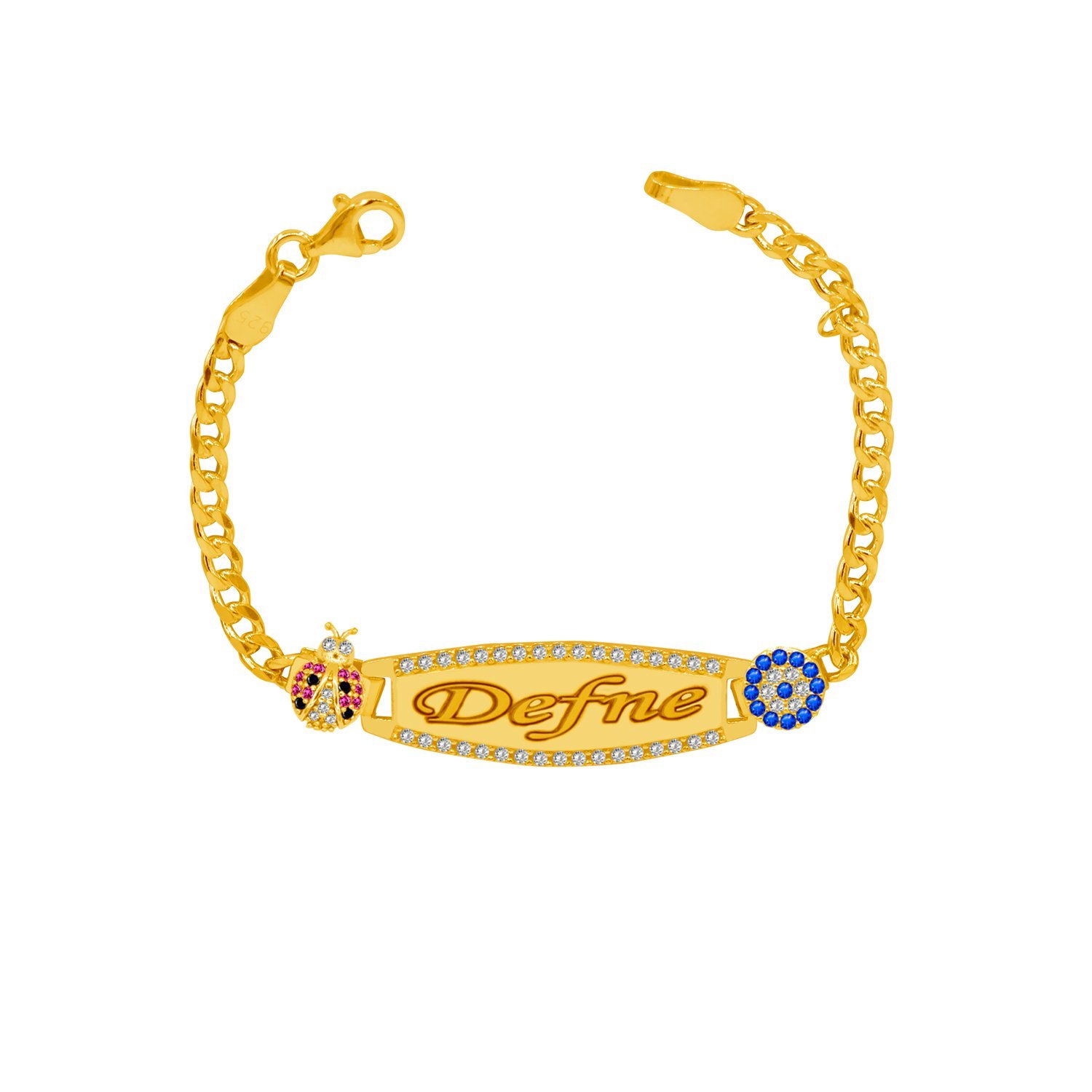 Gümüş Uğur Böcekli İsimli Bebek Künyesi