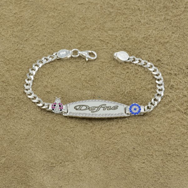 Gümüş Uğur Böcekli İsimli Bebek Künyesi