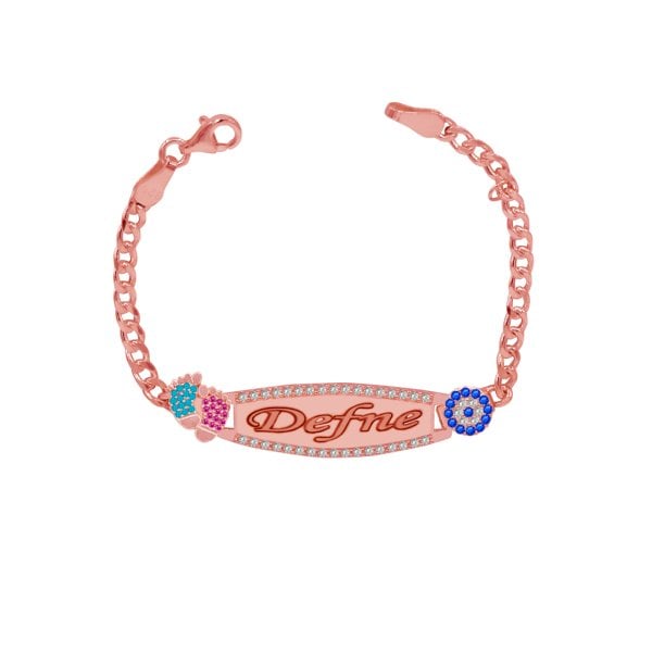 Gümüş Patikli İsimli Bebek Künyesi