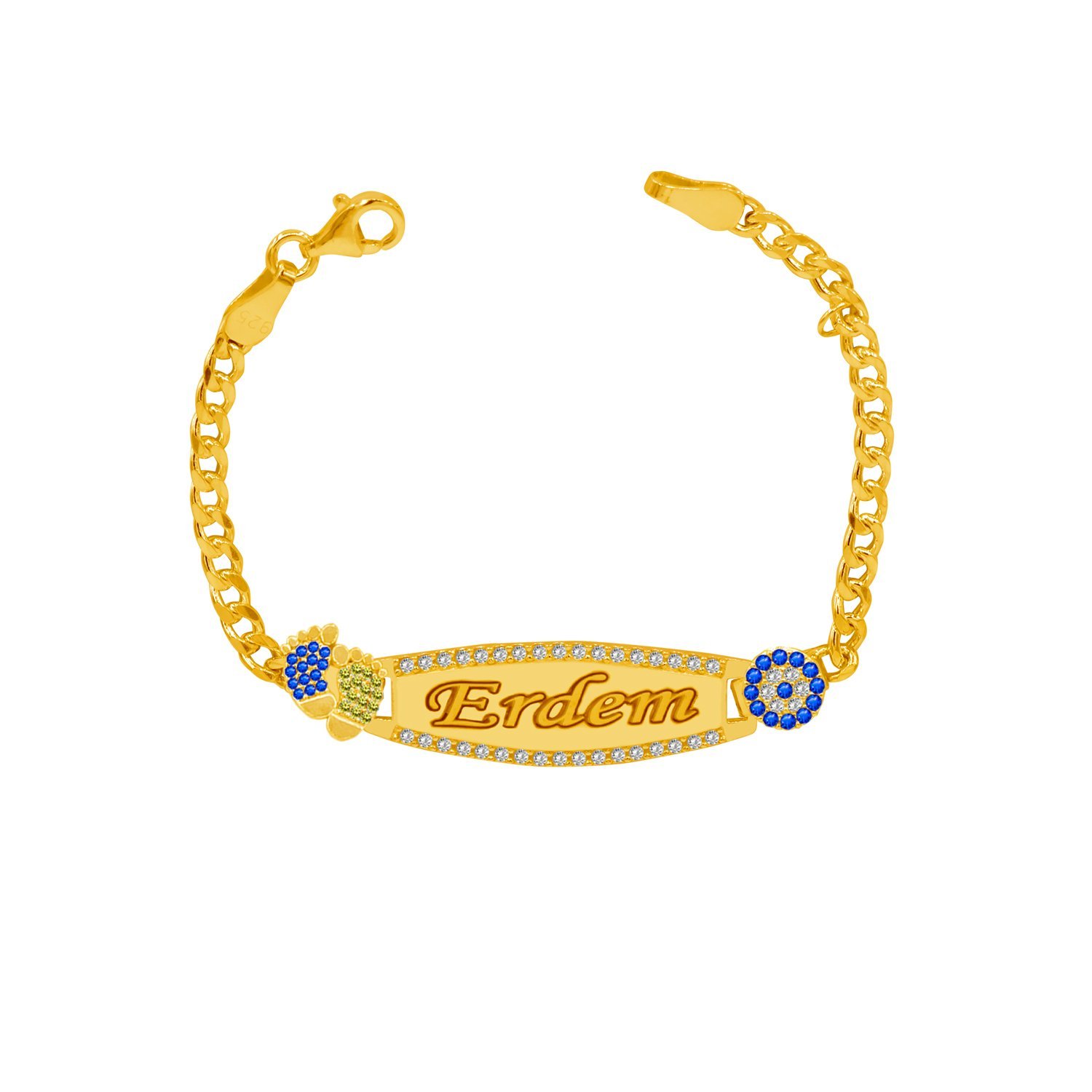 Gümüş Nazar Gözlü İsimli Bebek Künyesi