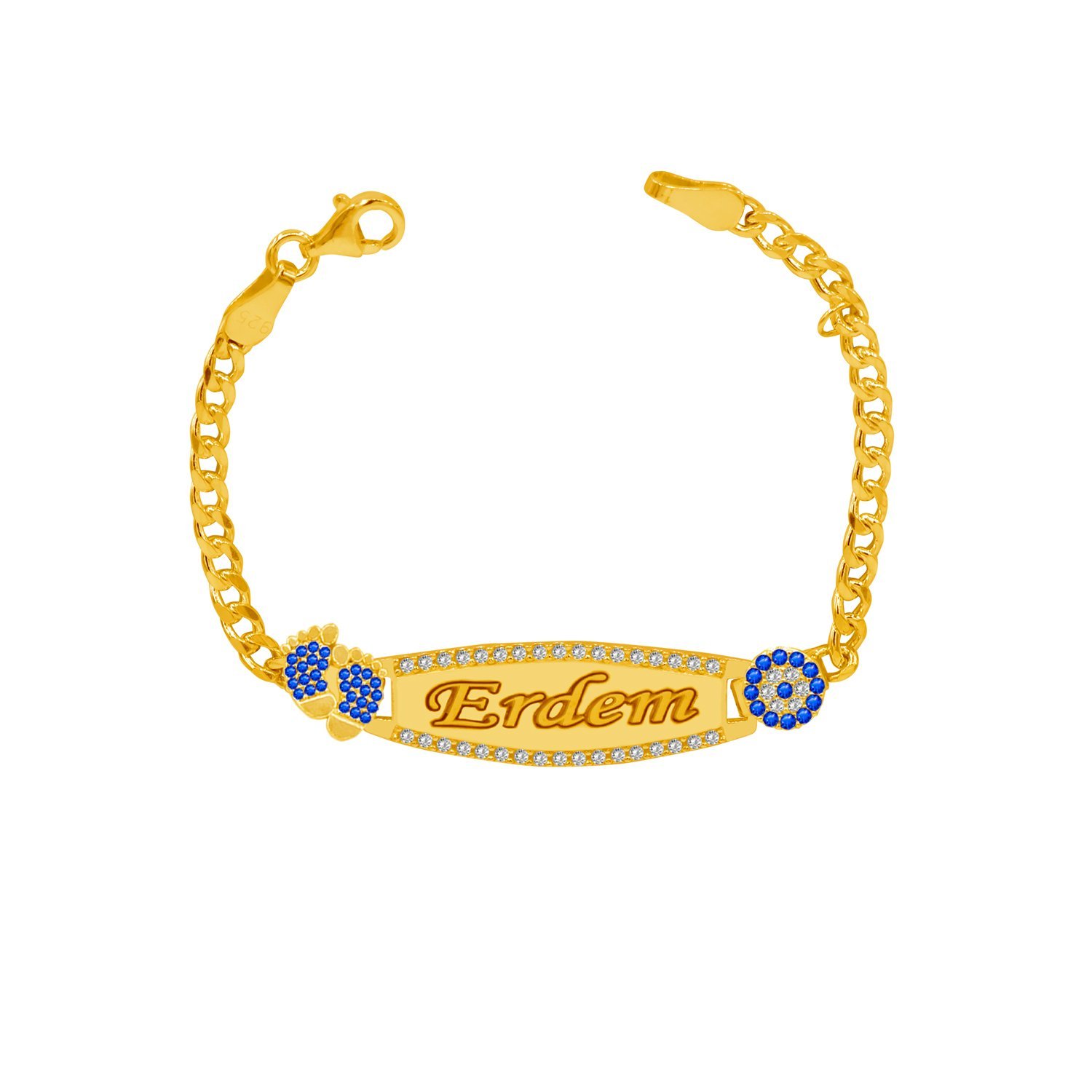 Gümüş Patikli İsimli Çocuk Bileklik