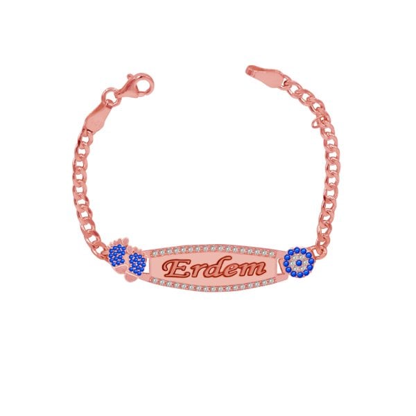 Gümüş Patikli İsimli Çocuk Bileklik