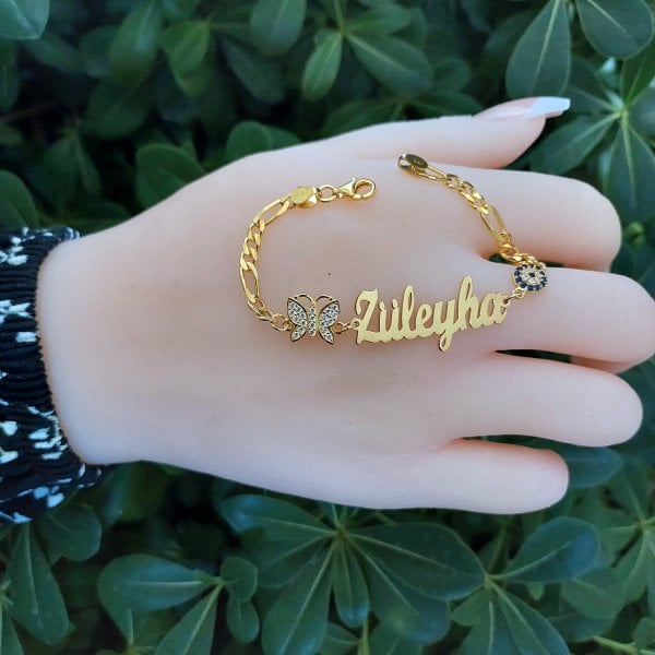 Gümüş İsimli Çocuk Bileklik