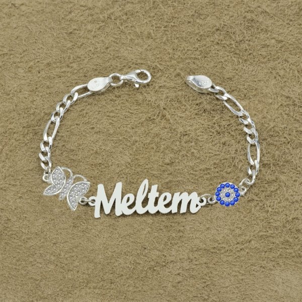 Gümüş İsimli Çocuk Bileklik