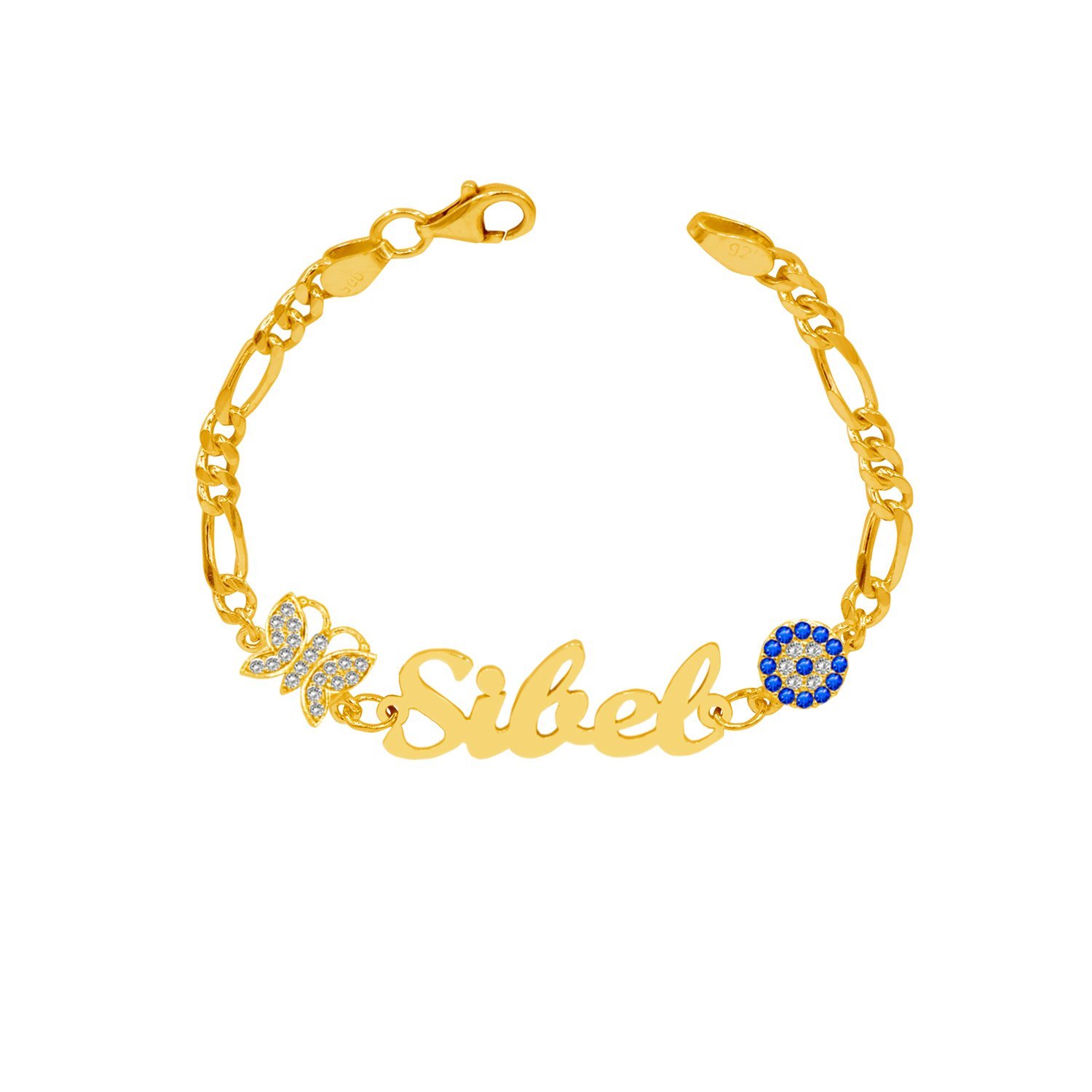 Gümüş İsimli Çocuk Bileklik