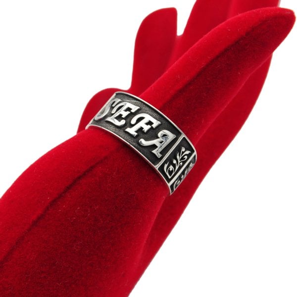 Gümüş Kişiye Özel Tasarım İsimli Yüzük