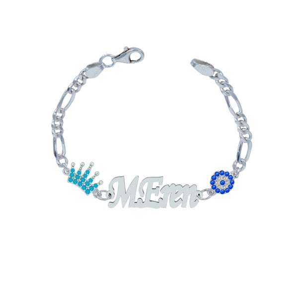 Gümüş İsimli Çocuk Bileklik