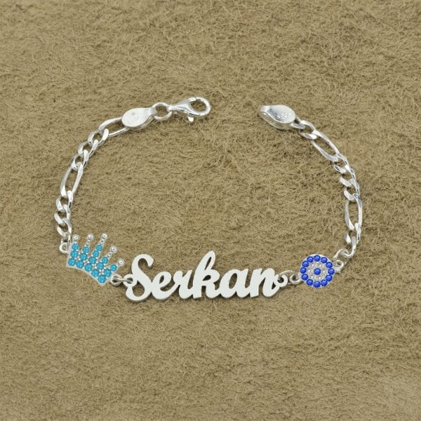 Gümüş İsimli Çocuk Bileklik