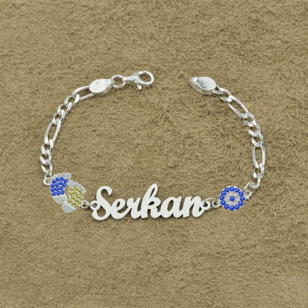 Gümüş Patikli İsimli Çocuk Bileklik
