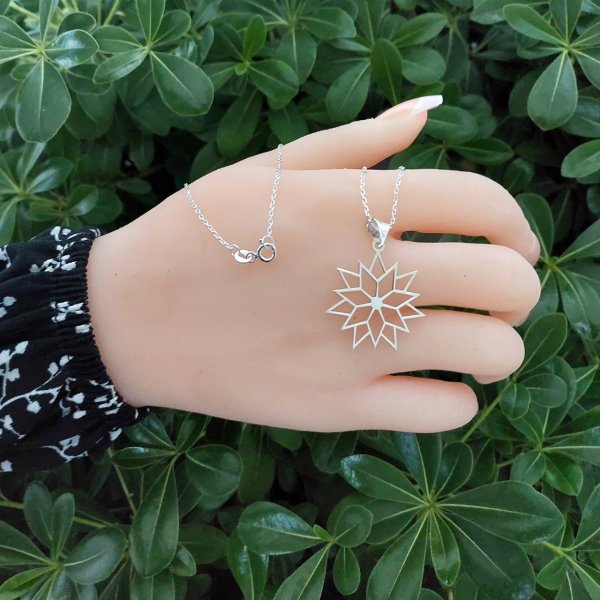 Gümüş Yıldız Kolye Modeli