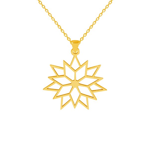 Gümüş Yıldız Kolye Modeli