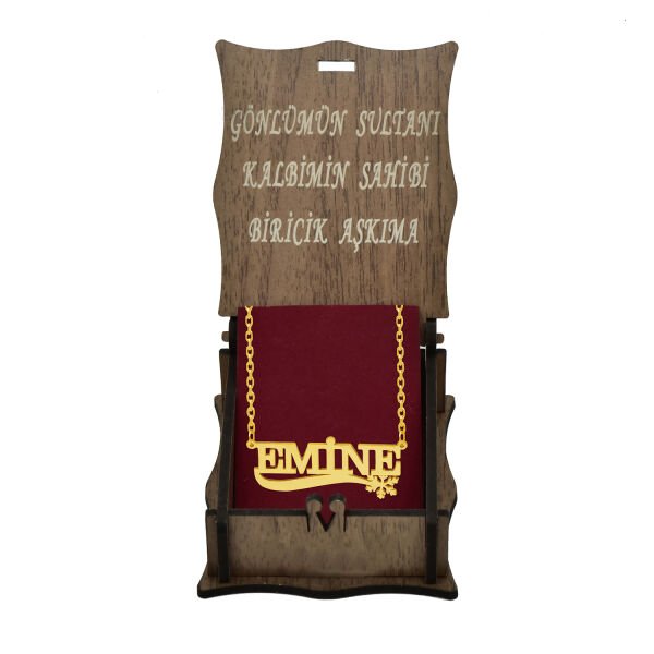 Gümüş Özel Tasarım Kar Tanesi İsimli Kolye