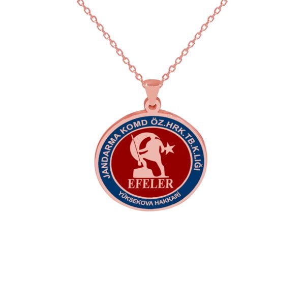 Gümüş Jandarma Komando Efeler Kolye
