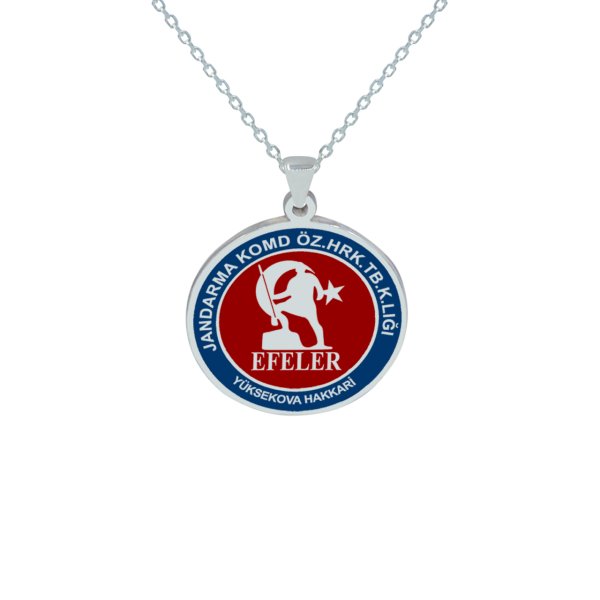 Gümüş Jandarma Komando Efeler Kolye