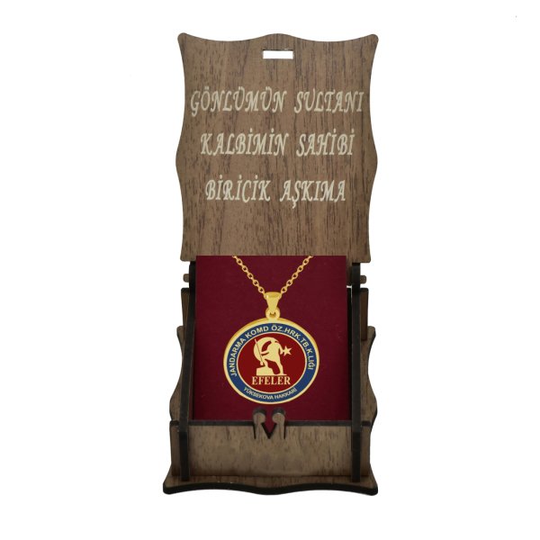 Gümüş Jandarma Komando Efeler Kolye