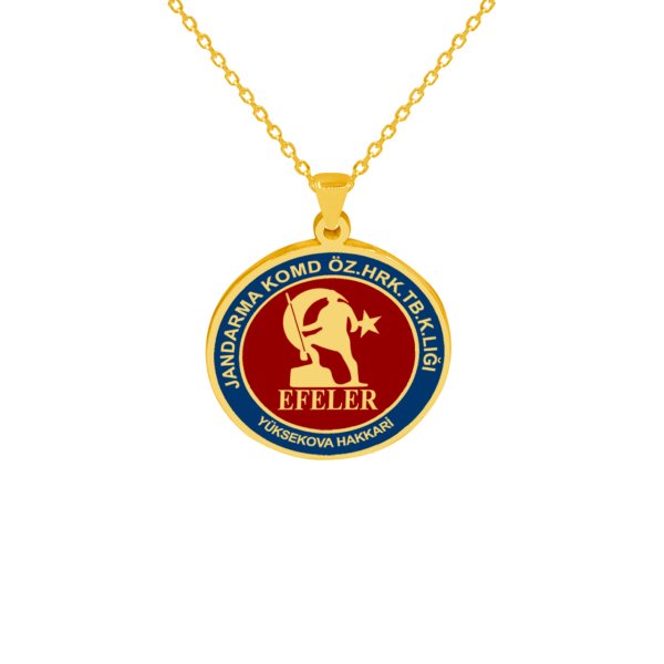 Gümüş Jandarma Komando Efeler Kolye