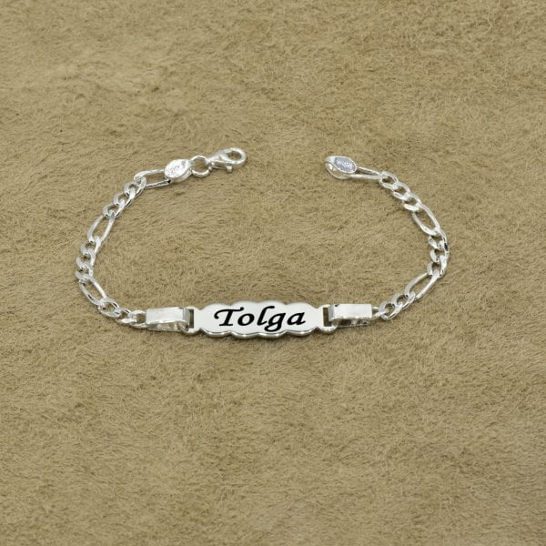 Gümüş İsimli Bebek Çocuk Bileklik