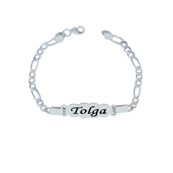 Gümüş İsimli Bebek Çocuk Bileklik