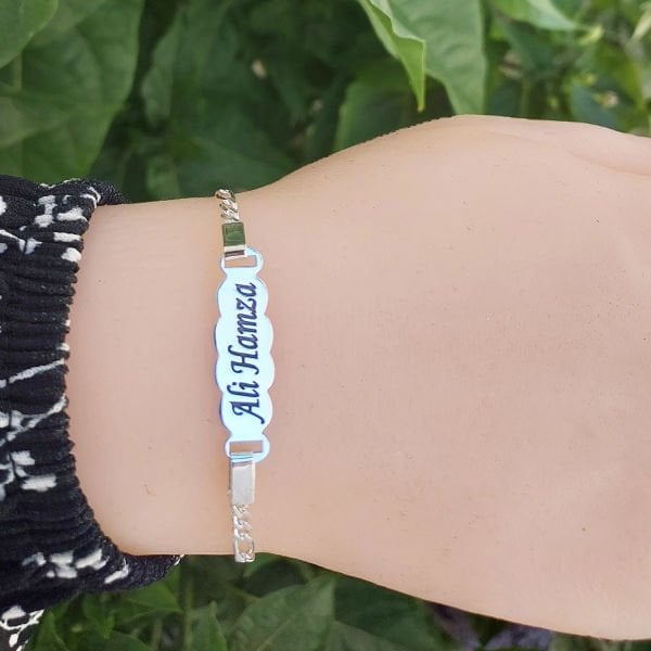 Gümüş İsimli Bebek Çocuk Bileklik