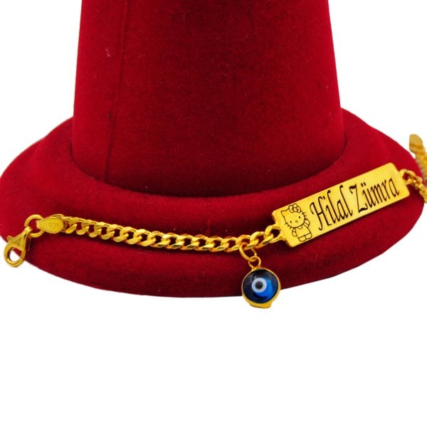 Gümüş Nazar Boncuklu İsimli Çocuk Künye