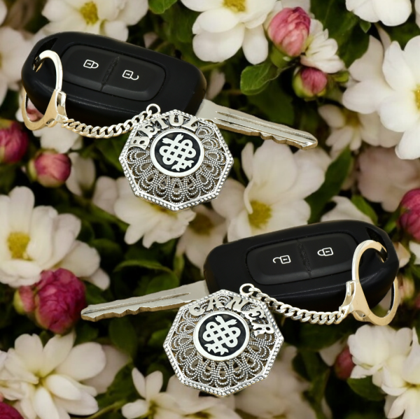 Gümüş Sağlıkçı Armalı Telkari İsimli Anahtarlık