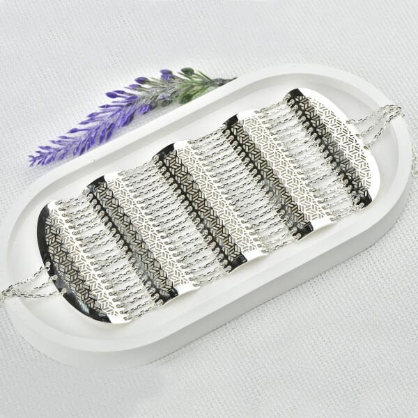 Gümüş Urfa Akıtma Bileklik