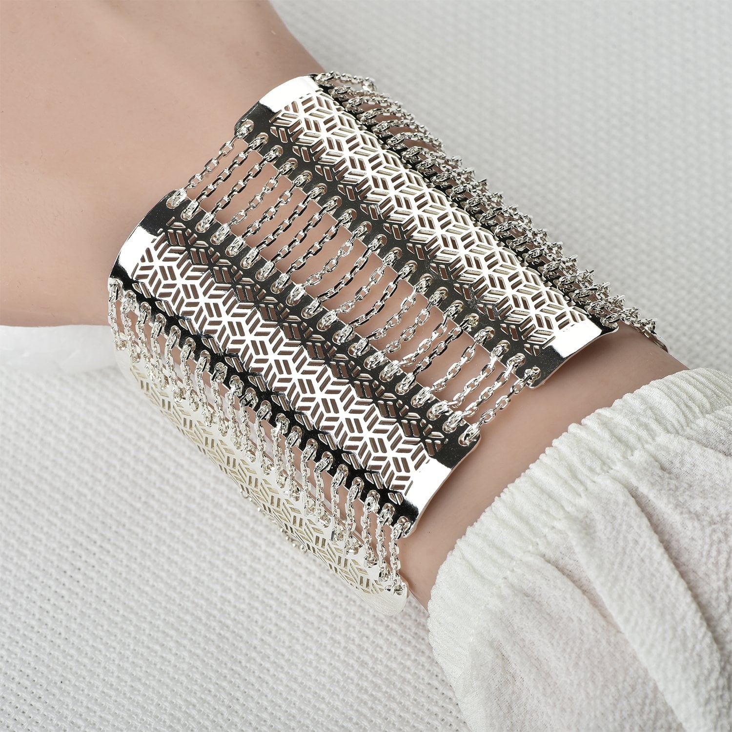 Gümüş Urfa Akıtma Bileklik