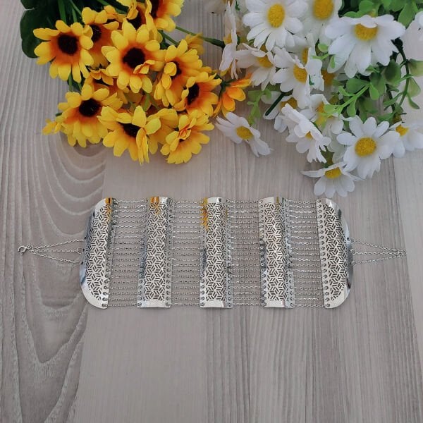 Gümüş Urfa Akıtma Bileklik