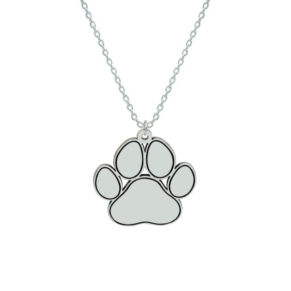 Gümüş Özel Tasarım Pati Kolye