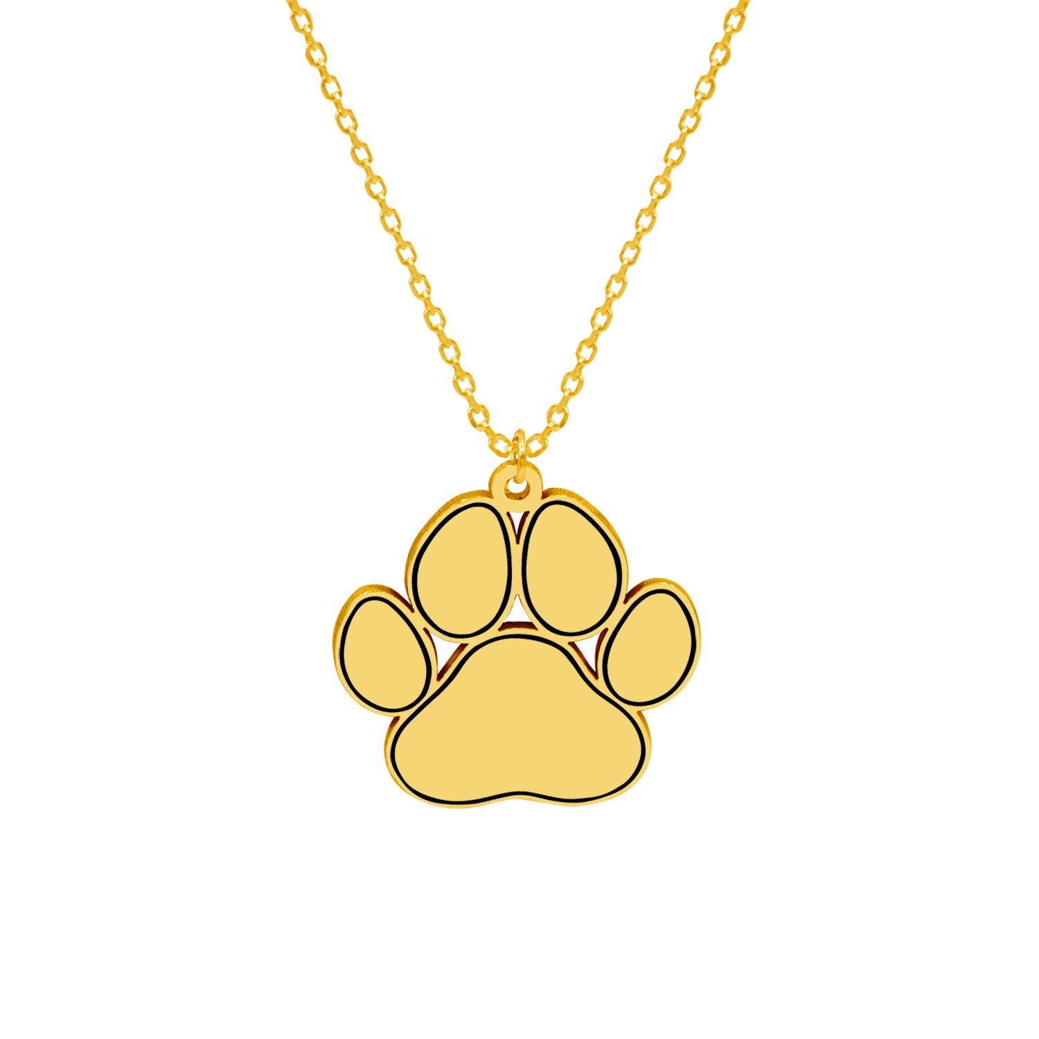 Gümüş Özel Tasarım Pati Kolye