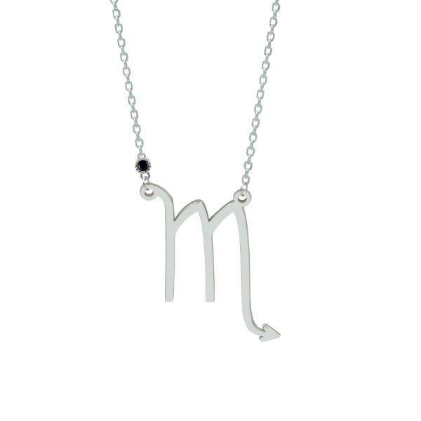 Gümüş Akrep Burcu Kolye