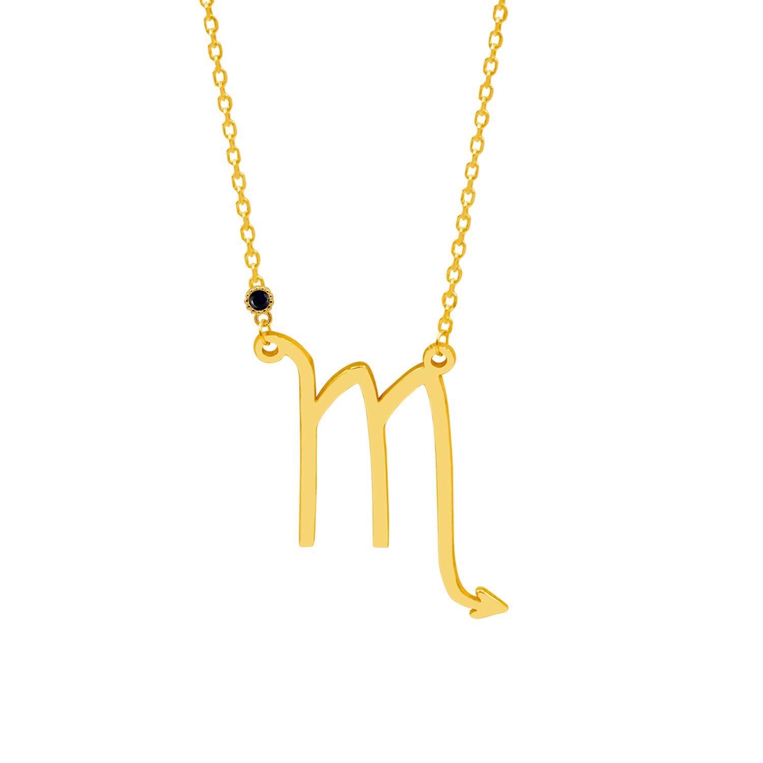 Gümüş Akrep Burcu Kolye