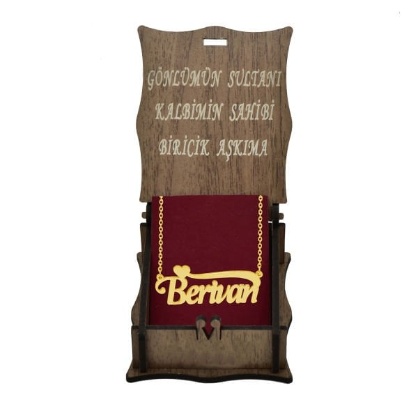 Gümüş Kişiye Özel Tasarım Kalpli İsimli Kolye