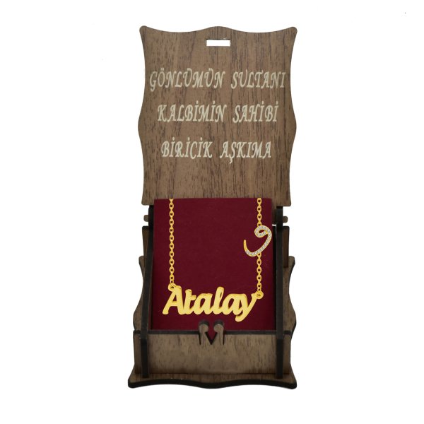 Gümüş Arapça Vav Harfli İsimli Kolye