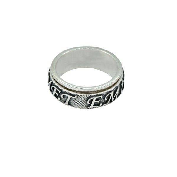 Gümüş Kişiye Özel Stres İsimli Yüzük