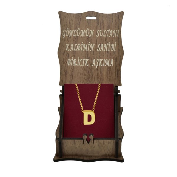 Gümüş Kişiye Özel Küçük Harfli Kolye