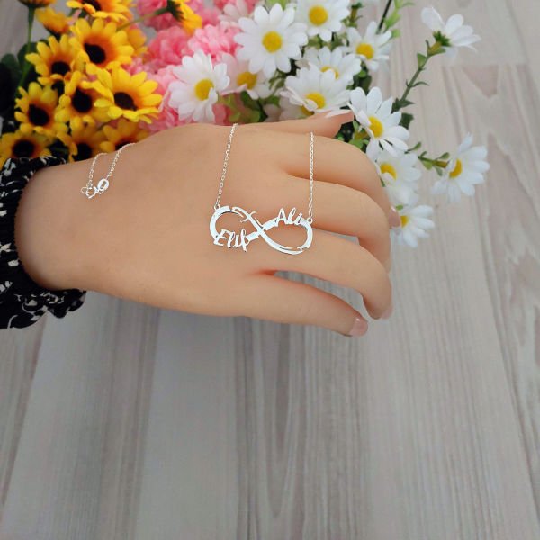 Gümüş Zülfikar Kılıçlı İsimli Kolye