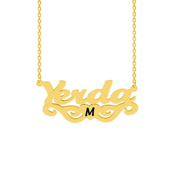 Gümüş Melek Kanatlı İsimli Kolye