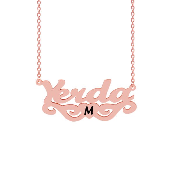 Gümüş Melek Kanatlı İsimli Kolye