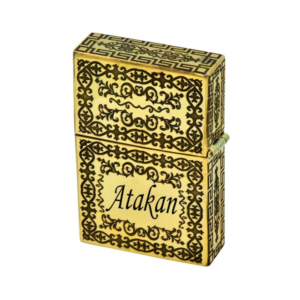 14 Ayar Altın Özel İşlemeli İsimli Çakmak