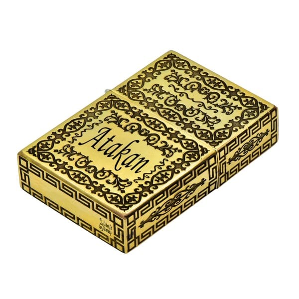 14 Ayar Altın Özel İşlemeli İsimli Çakmak