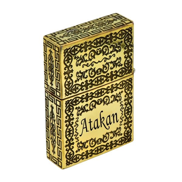 14 Ayar Altın Özel İşlemeli İsimli Çakmak