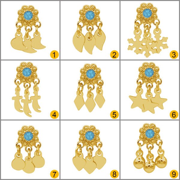 Gümüş Yıldız Sallantılı Yöresel Hızma