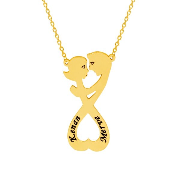 Gümüş Sonsuzluk Aşk Sarmaşığı İsimli Kolye