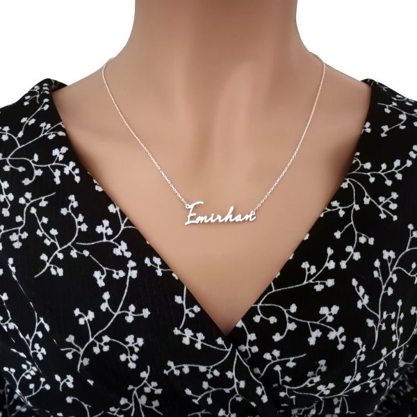 Gümüş İsimli İmza Kolye