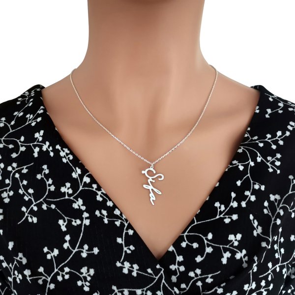 Gümüş İsimli İmza Kolye