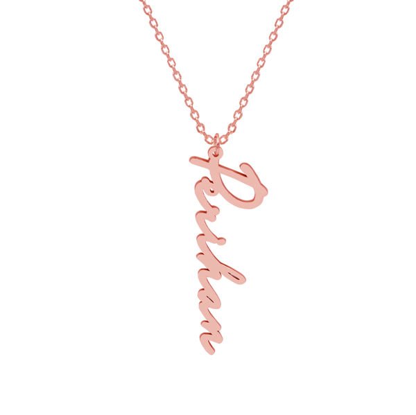 Gümüş İsimli İmza Kolye