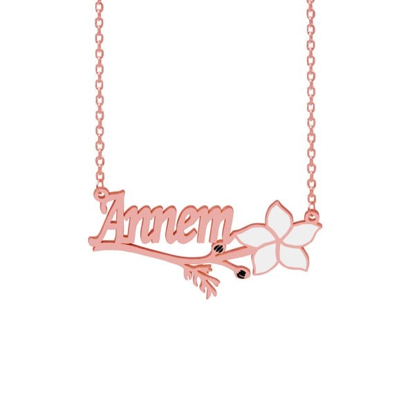 Gümüş Papatya İsimli Kolye