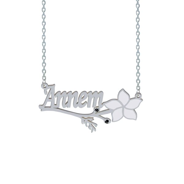 Gümüş Papatya İsimli Kolye