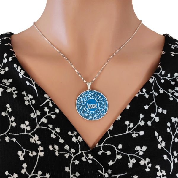 Gümüş Nazar Dualı İsimli Kolye